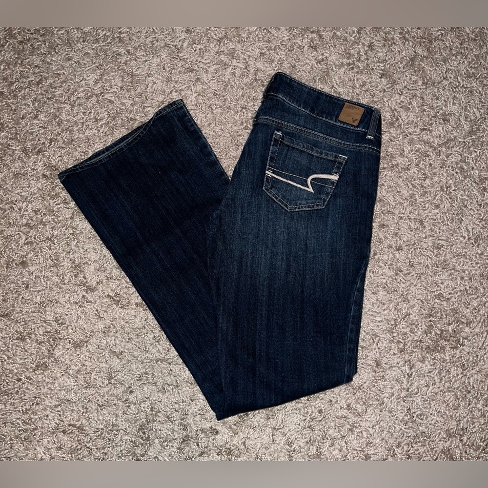EUC!!  2009 American Eagle Low-Rise Artist Jeans Sz 10 Long